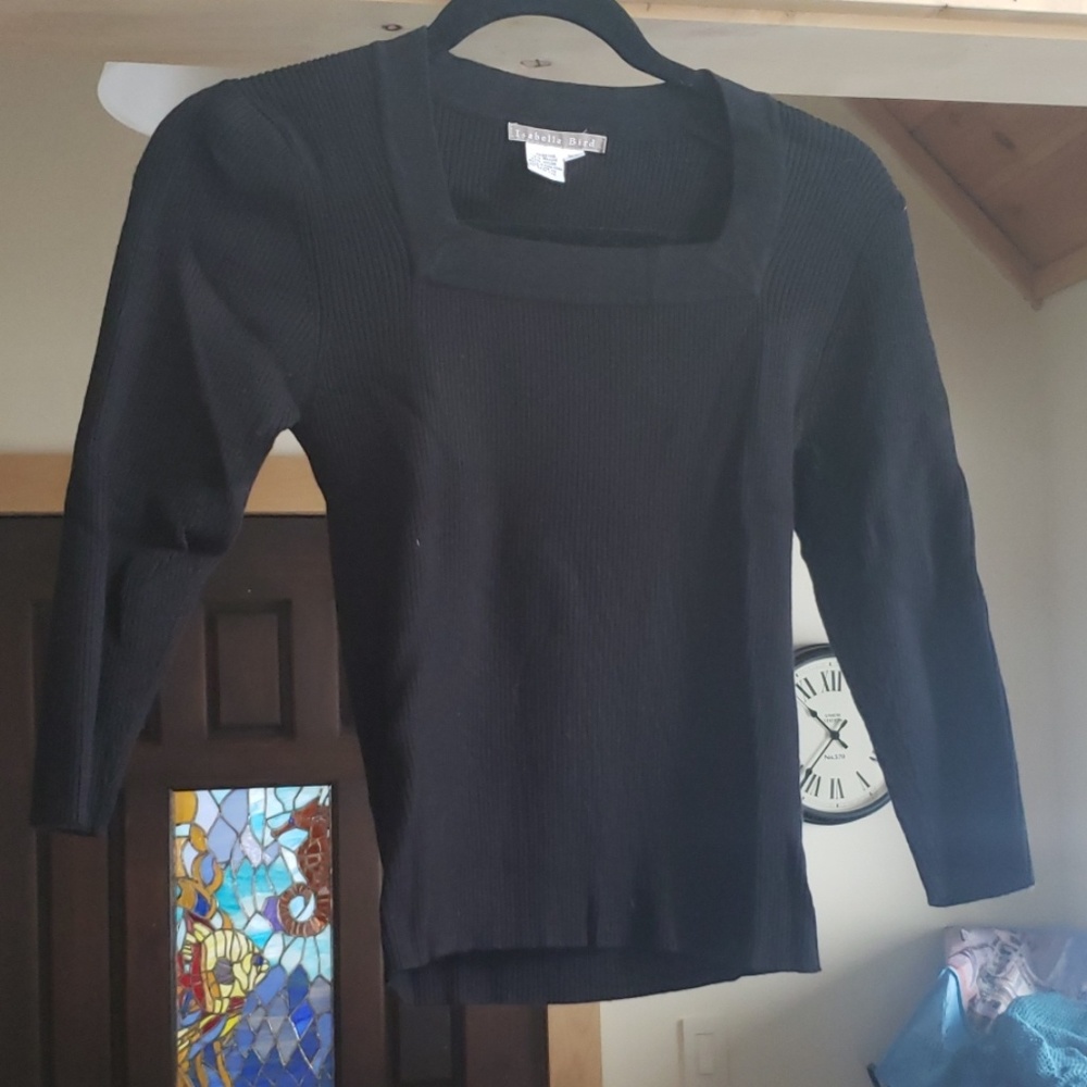 Black Isabella bird sweater